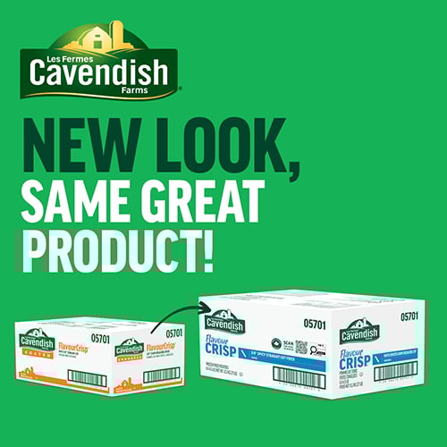 3/8" SPICY STRAIGHT CUT FRIES - box