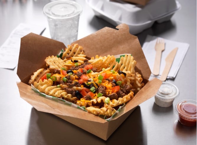 Loaded Taco Lattice Fries