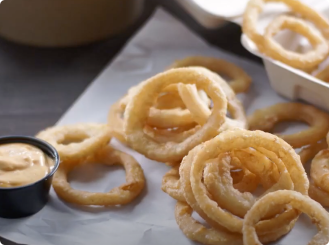 Les rondelles l’oignon crisptogo