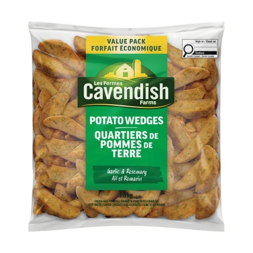 Quartiers de Pommes de Terre à l'Ail et au Romarin