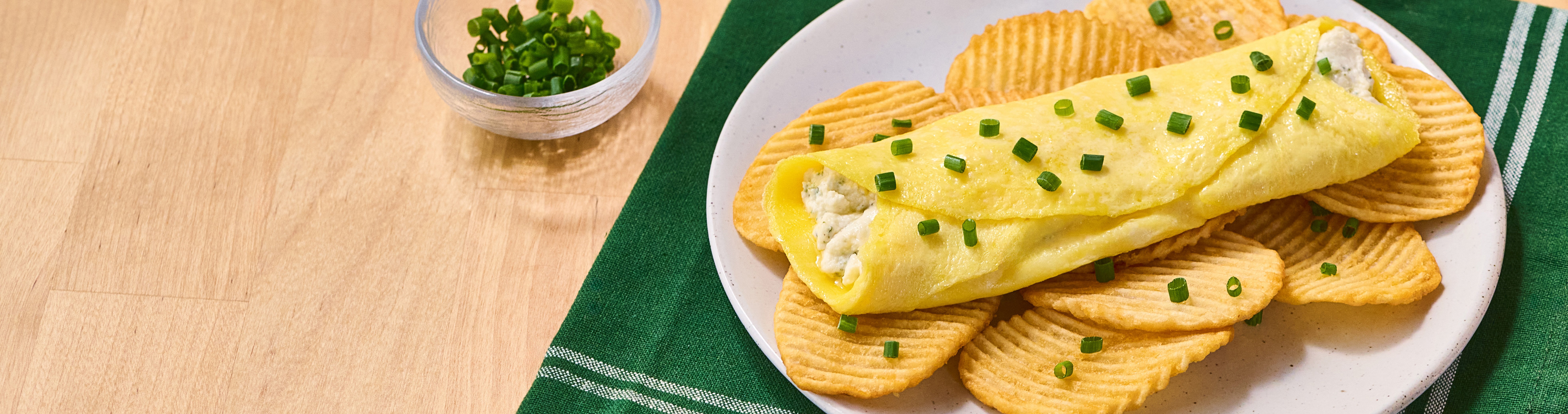 ‘The Bear’ French Omelet w/ Crinkle Chips | Cavendish Farms