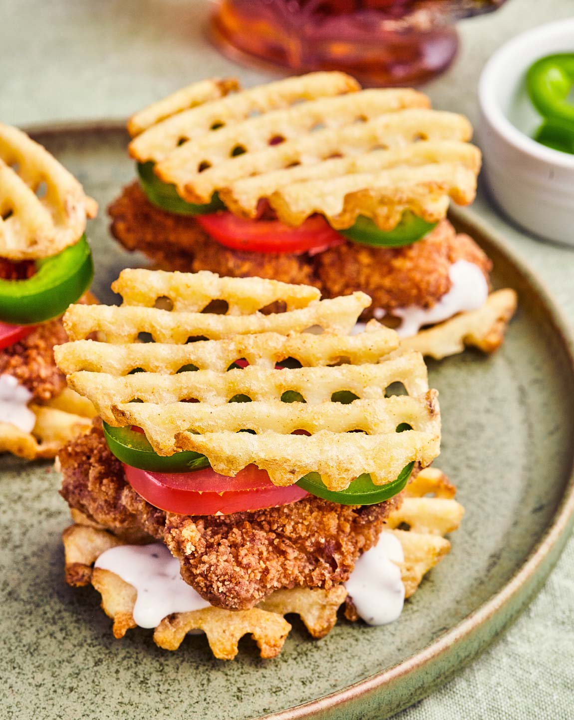 Chicken Waffle Sliders