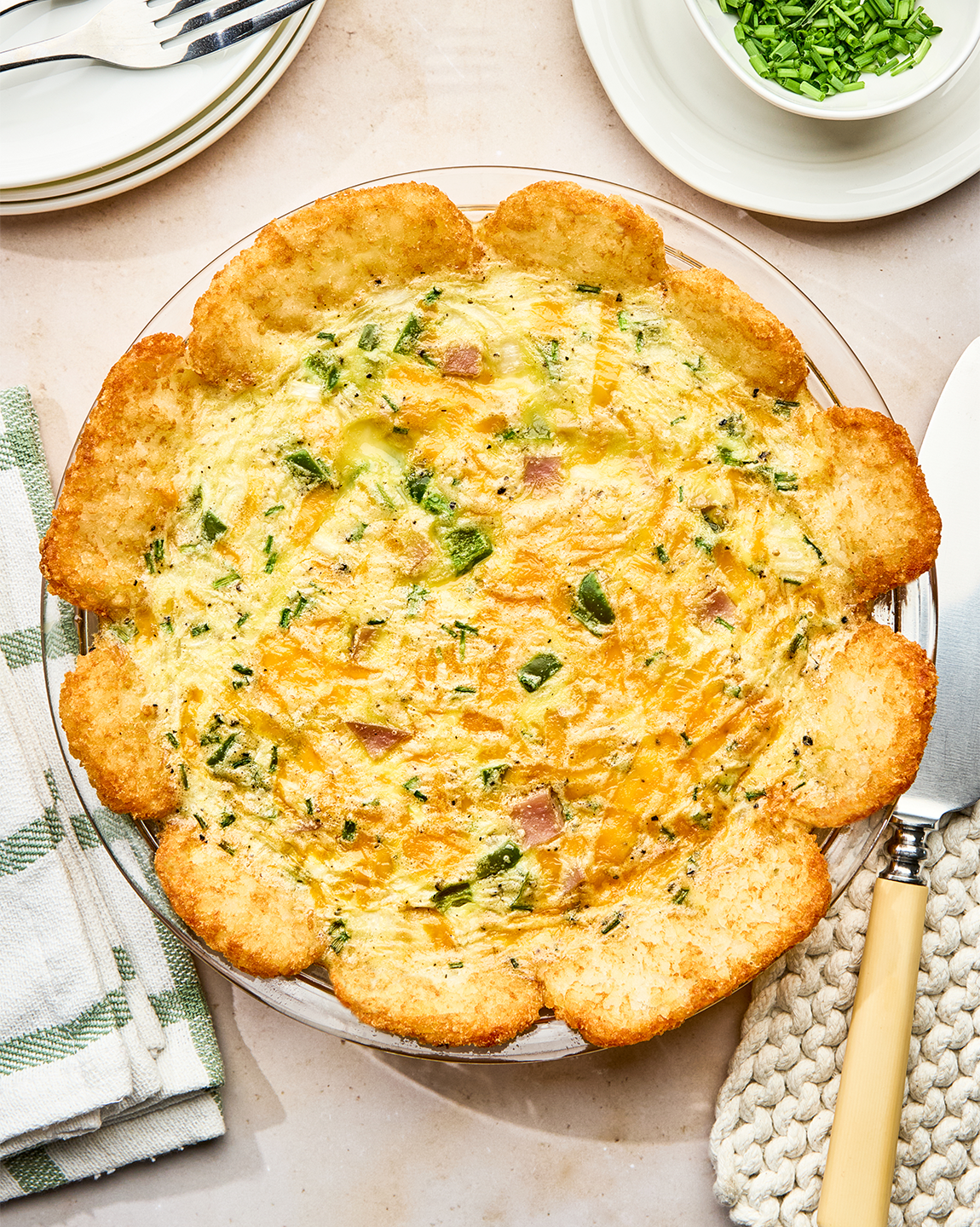 Easy Mini Hash Brown Western Quiche Recipe | Cavendish Farms