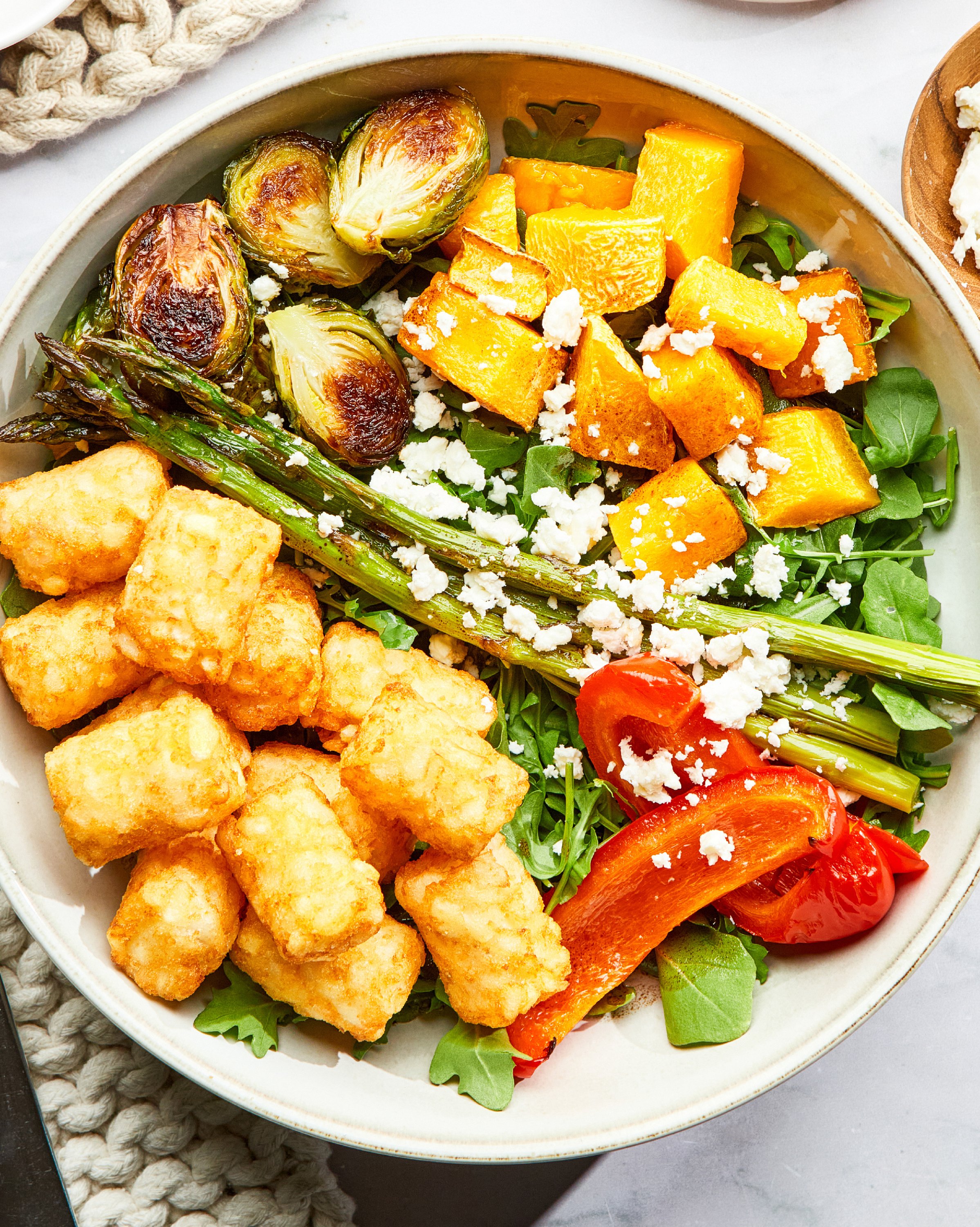 Roasted Vegetable Salad with Potato Tots | Cavendish Farms