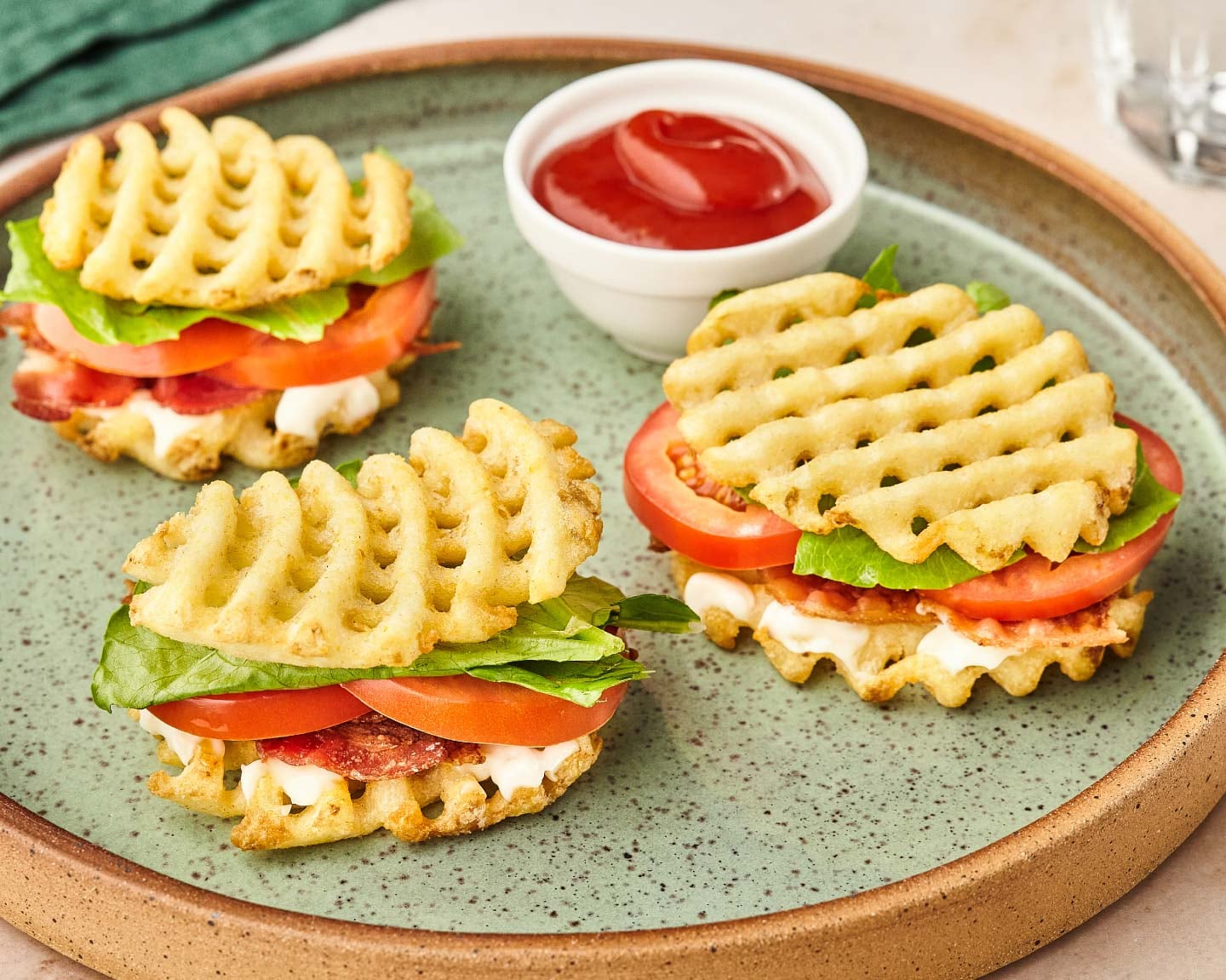 BLT with Waffle Fries | Cavendish Farms