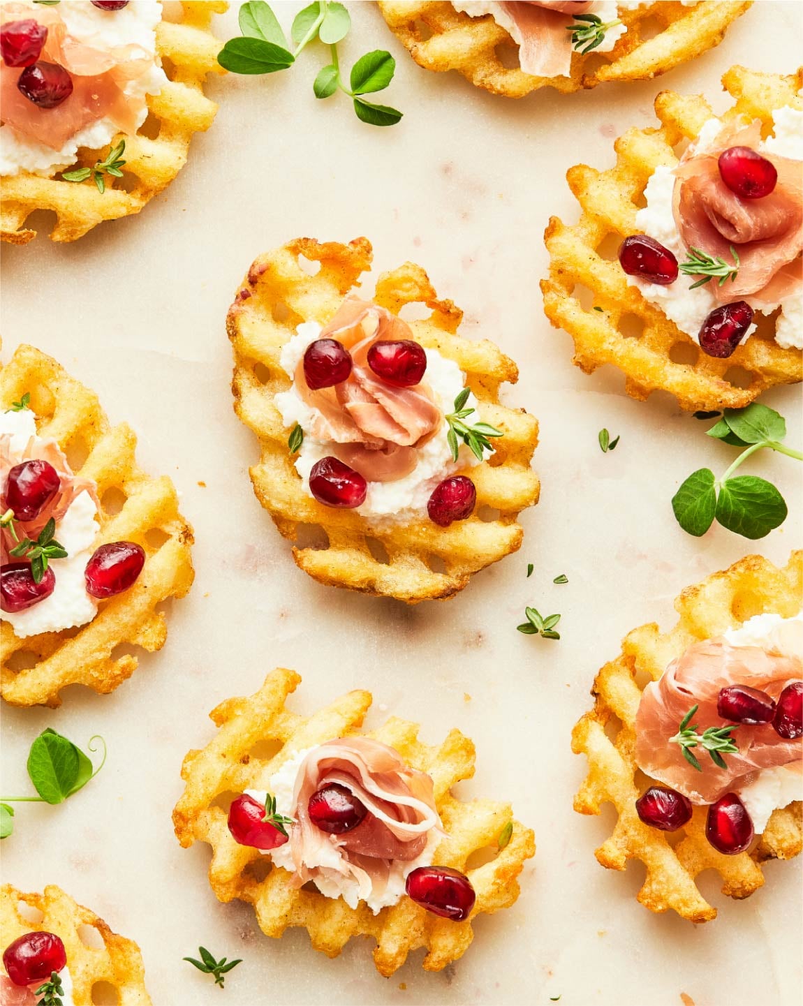 Simple Waffle Fry Canapés Recipe | Cavendish Farms