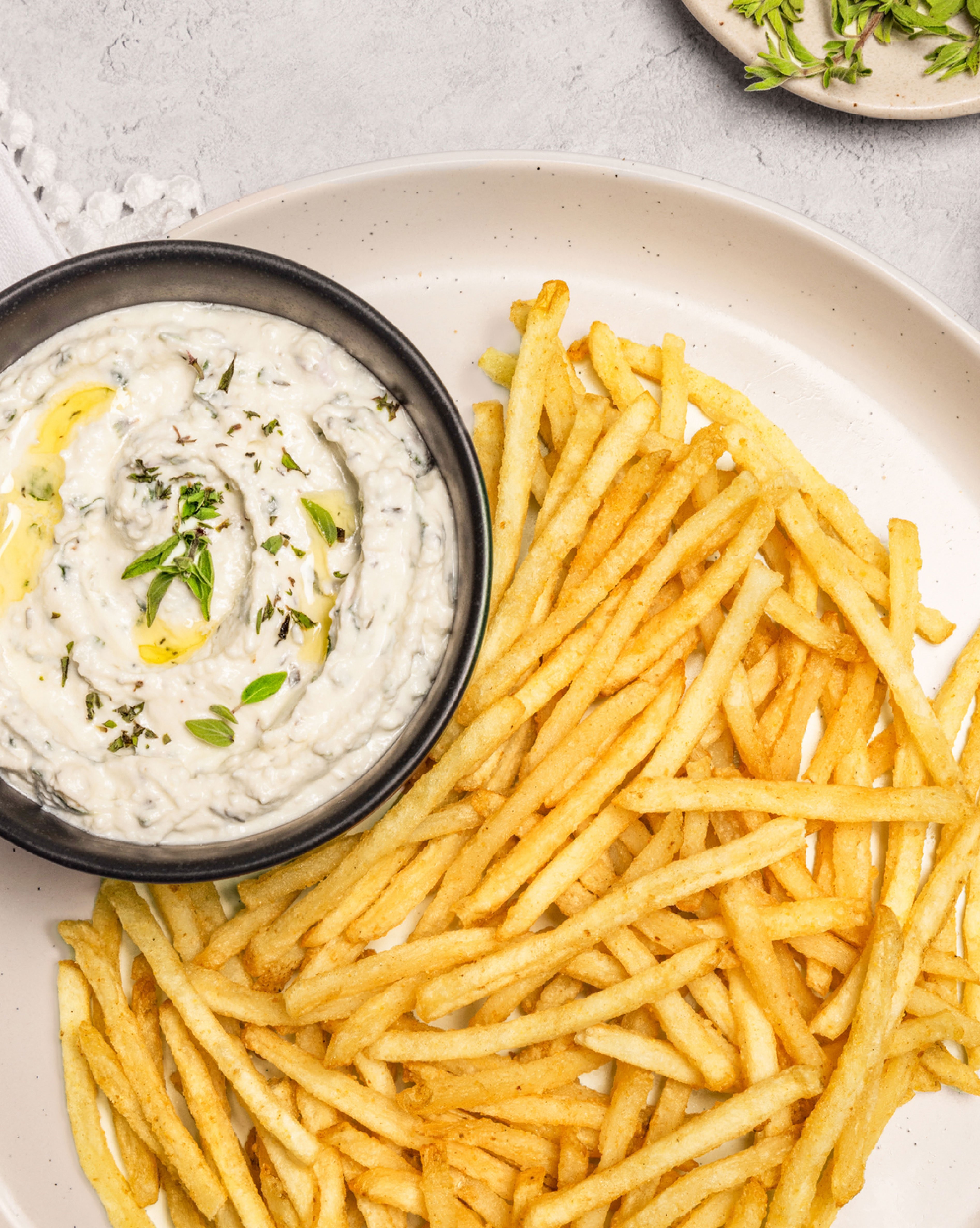 Whipped Feta Dip with Drive-Thru Fries | Cavendish Farms